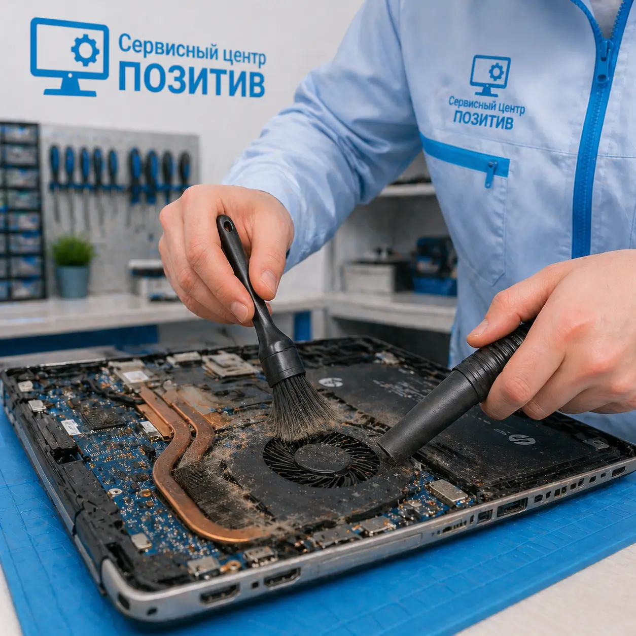чистка ноутбука HP в Королёве