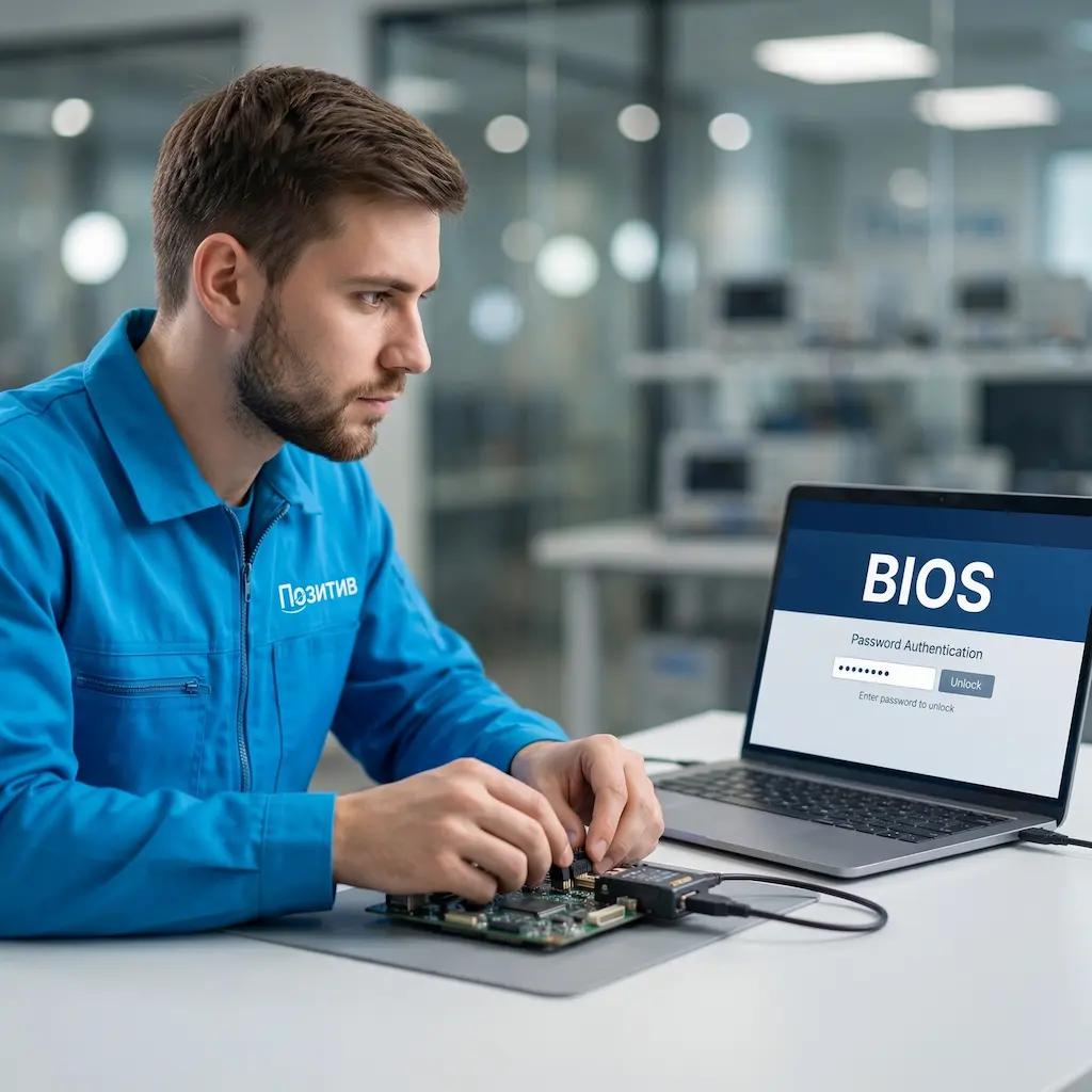 Снятие пароля BIOS ноутбука в Королёве