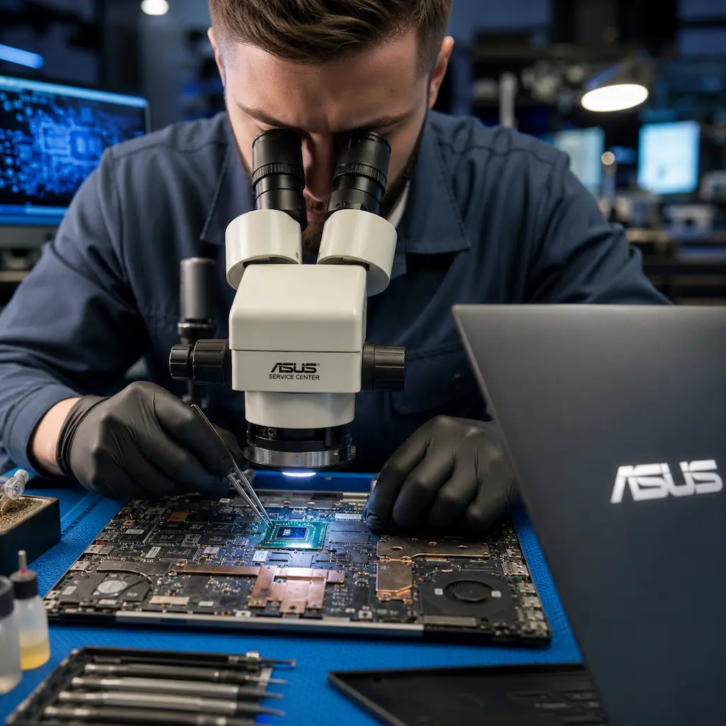 Замена видеокарты ноутбука Asus в Королёве