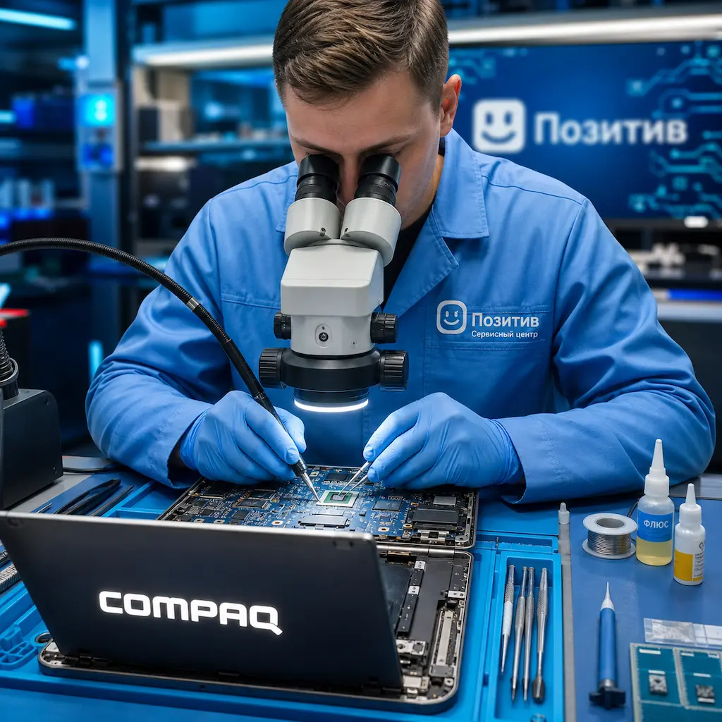 Замена видеокарты ноутбука Compaq в Королёве