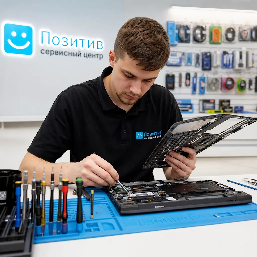 заменить клавиатуру на ноутбуке Lenovo в Королёве