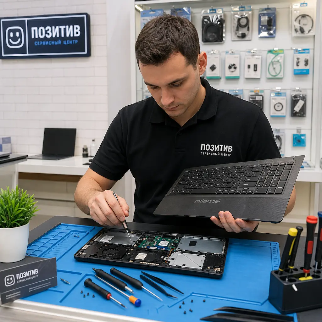 заменить клавиатуру на ноутбуке Packard Bell в Королёве