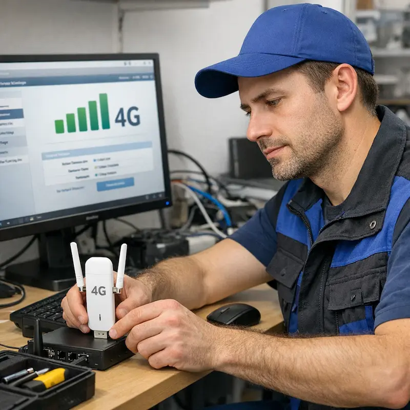 Настройка LTE модема в Королёве