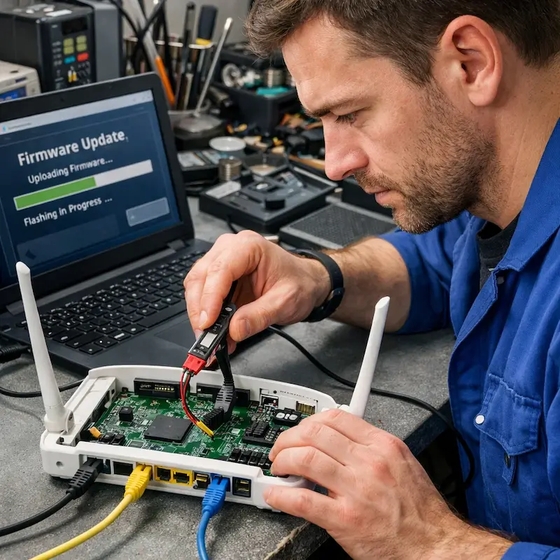 Обновление прошивки роутера в Королёве