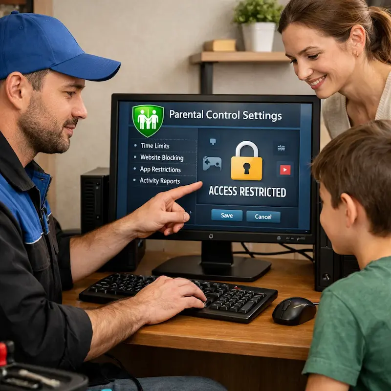 Родительский контроль на компьютере и ноутбуке в Королёве