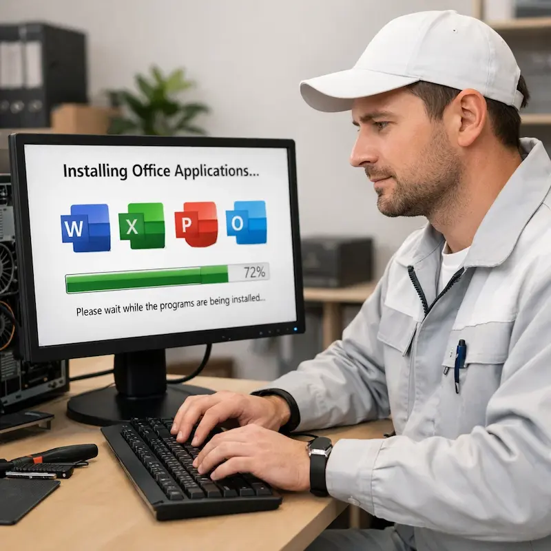 установка офисных программ на компьютер в Королёве