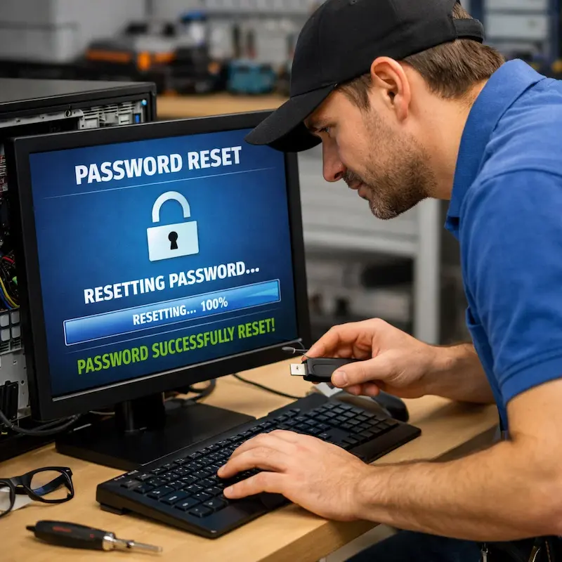 Сброс пароля от компьютера в Королёве