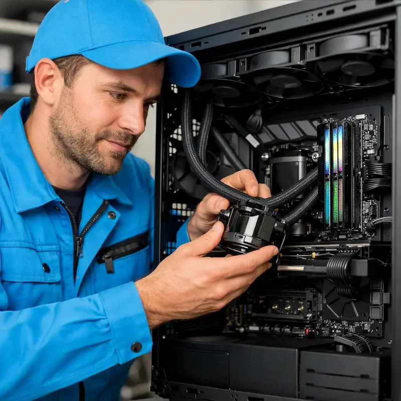 Установка СЖО на ПК в Королёве