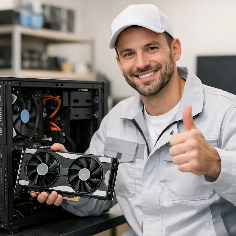 установка видеокарты на ПК в Королёве